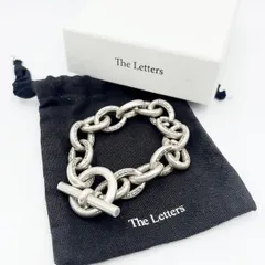 The Letters : CURVE CUT CHAIN 18mm Mサイズ｜ブレスレット｜ブレスレット