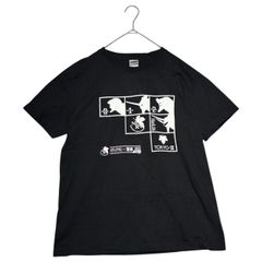 USED(유즈드) 에반게리온×하코네 2020 코라보 T셔츠 L 블랙×화이트