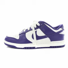 ナイキ NIKE ダンク レトロ チャンピオンシップ コートパープル Dunk Low Retro Championship Court Purple スニーカー シューズ 24.0cm 白 ホワイト 紫 DD1391-104