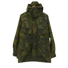デサント descente 70-80S Raid FOR GREAT ADVENTURE FIELD ウッドランドカモ 比翼 マウンテン パーカー メンズ  胸囲90 身長165のサムネイル