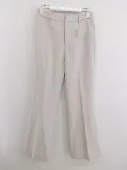 ◇ SENSE OF PLACE センスオブプレイス センタープレス フレア パンツ サイズM グレージュ系 レディース P  【中古】 【1209290001141】