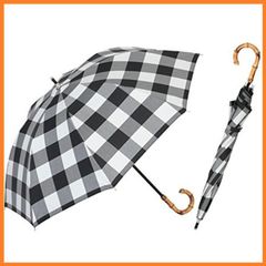 (送料込み)チェック 日傘 ショート傘 晴雨兼用 レディース 長傘 紫外線遮蔽率