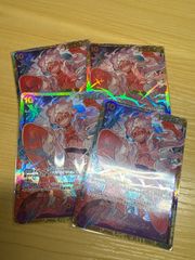 ワンピースカード モンキー・D・ルフィ SEC 4枚  紫