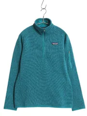 【お得なクーポン配布中!】 パタゴニア ベターセーター ハーフジップ レディース M 17年製 アウトドア 裏起毛 フリース セーター プルオーバー ジャケット ブルゾン 青