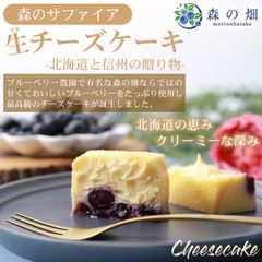 「森のサファイア」生チーズケーキ（冷凍）