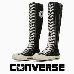 コンバース オールスター Z XX ハイカット CONVERSE ALL STAR スニーカー レディース ブラック 超ロング サイドジッパー
