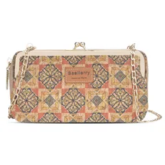 【迅速発送】LeafIn レディース 財布 斜めがけ 携帯ポーチ 軽量 がま口 スマホショルダー ショルダーバッグ お財布ポシェット お財布ショルダー ポーチ 斜め掛け 長財布 カードケース スマホポーチ