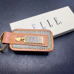 ELLE エル キーホルダー キーリング レザーのサムネイル
