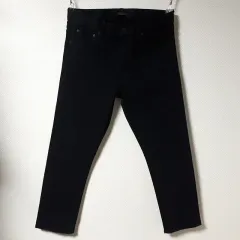 33 /ユニクロ 黒 スリムフィット ジーンズ/ ー 432