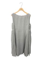 フォクシーブティック Side Pleat Dress 44690 ワンピース 42 グレー IT80QNMADUBG