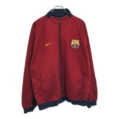 ほ*ご様 【激レア】00s NIKE FCバルセロナ ナイロンジャケット 刺繍ロ