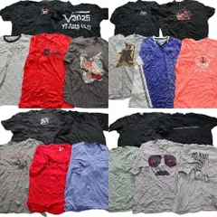 古着卸 まとめ売り カラーmix プリント 半袖Tシャツ 20枚セット (メンズ 2XL ) スターウォーズ 映画 アンダーアーマー 中古 古着 MY8203