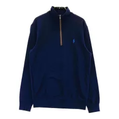 サイズ：S POLOGOLF ラルフローレン ポロゴルフ  ハーフジップ 長袖Tシャツ  ネイビー系 [240101437603] ゴルフウェア メンズ ストスト
