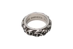 CHROMEHEARTS クロムハーツ エタニティ ヴァイン バンド リング 指輪 アクセサリー シルバー925 12.7g サイズ14号 美品 中古 4b001512