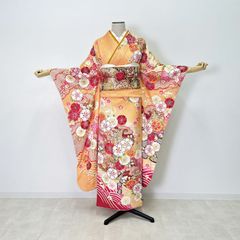 ◉クリーム地◉ピンク◉菊に鞠◉振袖フルセット - メルカリ
