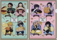 【中古】クリアファイル 集合 A4クリアファイル2枚セット 「鬼滅の刃×ローソン」