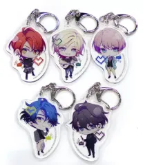 【中古】雑貨 [単品] 集合 描きおろしちびキャラアクリルキーホルダー5個セット 「Switchソフト LoverPretend アニメイト限定セット」 同梱特典