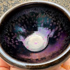 抹茶碗 抹茶茶碗 天目茶碗 曜変天目茶碗 茶道具 お茶碗 国宝 茶道 茶碗 窯変天目茶碗 油滴天目 茶道具 茶器 初心者 酒器 陶芸用品 zzj128 m