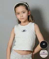 【ムラスポ公式】新品 DC ディーシー タンクトップ キッズ 子供 25 KD TELECO CROP TANK YSL252516M