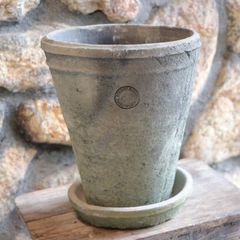 ❖テラコッタ 植木鉢 鉢皿付き シャビー加工❖ - メルカリ