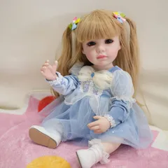 新品 未使用 赤ちゃん 人形 Reborn Doll 55cm 赤ちゃんリボーンドールデビュー フルシリコンドール ビニールリアル シリコンリボーンベビードールベビードール 赤ちゃん人形女の子プリンセス服手作りのクリスマスの誕生日プレゼント