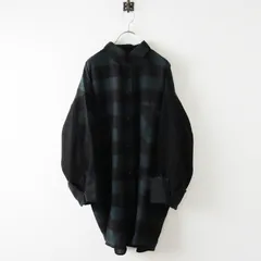 エムエムシックス MM6 メゾンマルジェラ Maison Margiela デニム切替 チェック シャツ 36/ブラック  グリーン 再構築 【2400013753623】のサムネイル