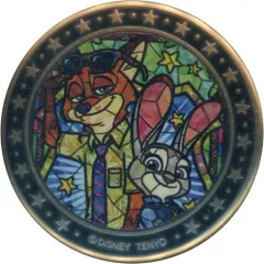 【中古】バッジ・ピンズ ニック＆ジュディ 「金バッジ ディズニー マルチ」