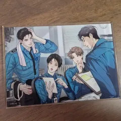 韓国BL 夜画帳 トレカ 4枚 4巻] 韓国マンガ Byeonduck 「夜画帳」[初回限定フォトカード1種