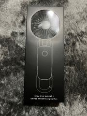 アディダス 非売品 ハンディファン USB充電式 携帯扇風機 スタンド付き