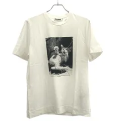 JIL SANDER ジルサンダー 17SS MARIO SORRENTI フォトプリントTシャツ JSYM707U03 ホワイト XS