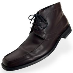 ◇ Gucci グッチ イタリア製 膝丈 タイト ベルト付き レザー 切替 スカート 38 ブラック * 1002797908513