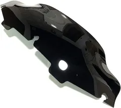 IC Screen visor 互換品ハーレー スクリーン ウインド シールド ショート スモーク バイザー ウィンド FLHX FLHT FLHTC トライク 等 やっこ カウル カスタム パーツ 社外品 コネクター 交流 フォーク(ブラック)のサムネイル