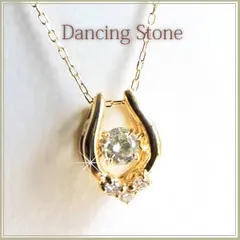 【送料無料】k18ネックレス 天然 ダイヤモンド ネックレス 一粒 揺れるダイヤ レディース シンプルデザイン TLL0.12ct 【Dancing collection】