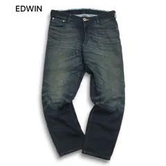 EDWIN エドウィン ER03A ジャージーズ★ 通年 USED加工 ストレッチ テーパード デニム パンツ ジーンズ Sz.M メンズ 日本製