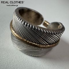 Navajo/ナバホ族 Harvey Mace/H.MACE/ハーヴィーメイス フェザーリング 12KGF/19号