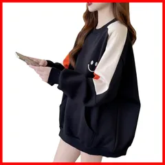 薄手 プルオーバー カットソー パーカー パーカー パーカー トップス ゆったり スウェット 大きいサイズ カジュアル 長袖 トレーナー レディース [MMTYRM]