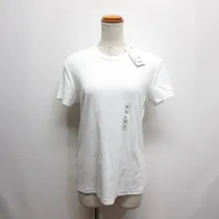 ユニクロ UNIQLO 半袖 ソフトリブ クルーネック Tシャツ XL 白 ホワイト タグ付き