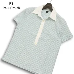PS Paul Smith ポールスミス 春夏★ ギンガムチェック 半袖 プルオーバー シャツ Sz.M メンズ