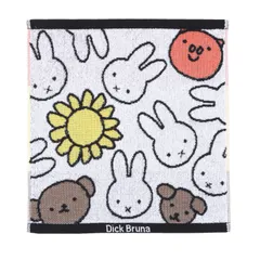 【特価】nishikawa【西川】 ミッフィー ウォッシュタオル 34X35cm 洗える 綿100% ミッフィーとフレンズ おかお パイル ふんわり かわいい 日本製 ホワイト XT32603648のサムネイル