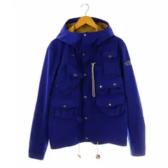 ザノースフェイス × アイコムデギャルソンジュンヤワタナベマン eyeJUNYAWATANABECOMMEdeGARCONSMAN AD2009 WIND STOPPER/マウンテンパーカー ジップアップ L ブルー /DO ■OS