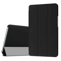 dtab Compact d-01J ケース MediaPad M3 8.4 ケース LeTrade スタンド 機能付き 三つ折 高級PUレザー 超薄型最軽量 傷つけ防止 保護ケース カバー NTT docomo dtab Compact d-01J / Hu