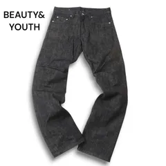 【美品】 BEAUTY&YOUTH ユナイテッドアローズ USED加工★ スリムフィット 5ポケット デニム パンツ ジーンズ Sz.29 メンズ
