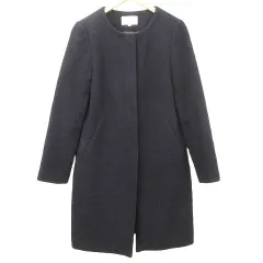 【美品】エムプルミエ ブラックコート 34 楽天市場】エムプルミエ コートの通販