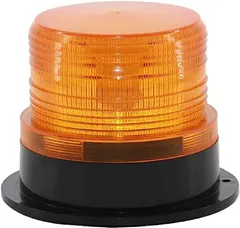 Saki&Masa 高輝度 軽量 警告灯 回転灯 12/24V 兼用 フラッシュ ストロボ LED( イエロー)