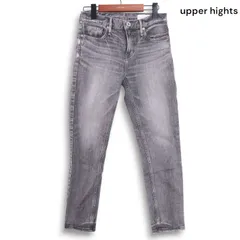 upper hights アッパーハイツ 139219 THE STELLA 加工 ストレッチ ガールフレンド デニム パンツ ジーンズ Sz.22 レディース