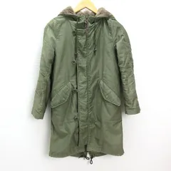 k■ユナイテッドアローズ/UNITED ARROWS B&Y ライナー付き ミリタリーコート【S】カーキ/MENS■87【中古】