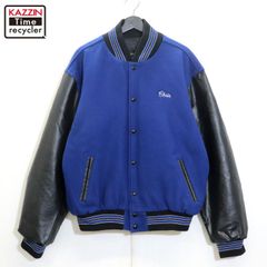 90s USA製 vintage レスリング アームレザー ウール スタジャン メンズ 表記Lサイズ