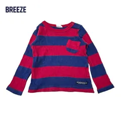1448◯ ブリーズ　ロンt 　カットソー　90 ボーダー