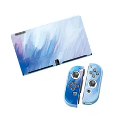 【新着商品】Ryo楽々生活館 Switch 有機EL 対応 保護 ケース Joy-Con カバー 分離式 3点セット スイッチ 有機ELモデル 専用 カバー 装着簡単 TPU ソフト 耐衝撃 Switch 有機EL スイッチ有機ELモデル 対応 ケース タ 1
