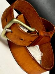大英帝国王室御用達UK製JABEZ CLIFFブライドルレザーベルトBROWN